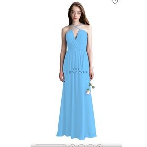 Bill Levkoff Bridesmaid Dress Style 1405 Capri Blue Maternity
